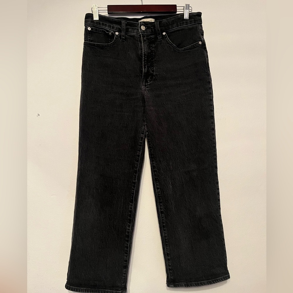 Madewell Black Wide Leg Jeans